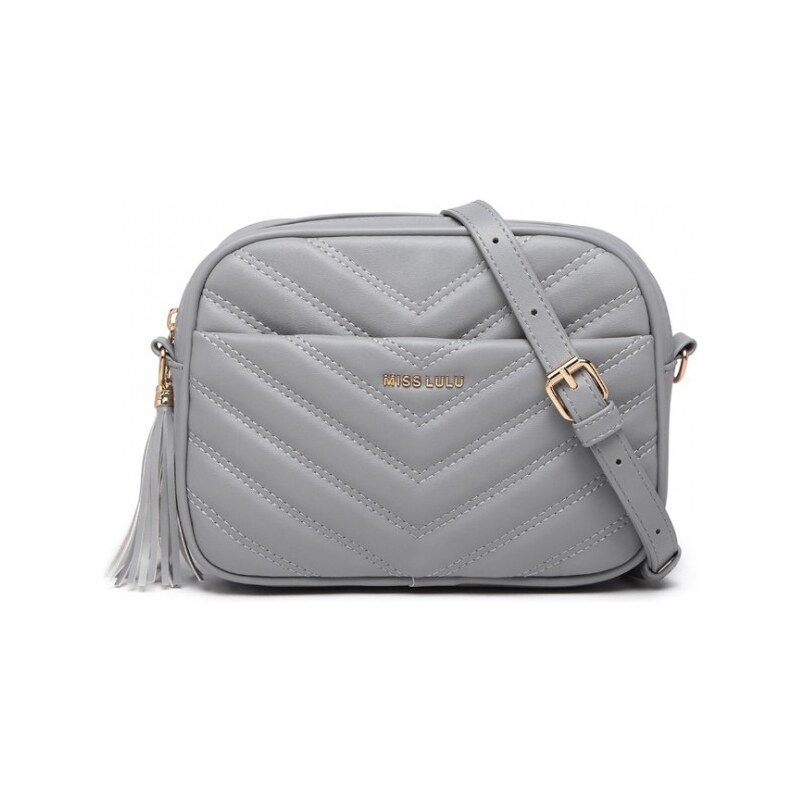 Miss Lulu dámska crossbody kabelka LA2119 - (sivá) 62789630