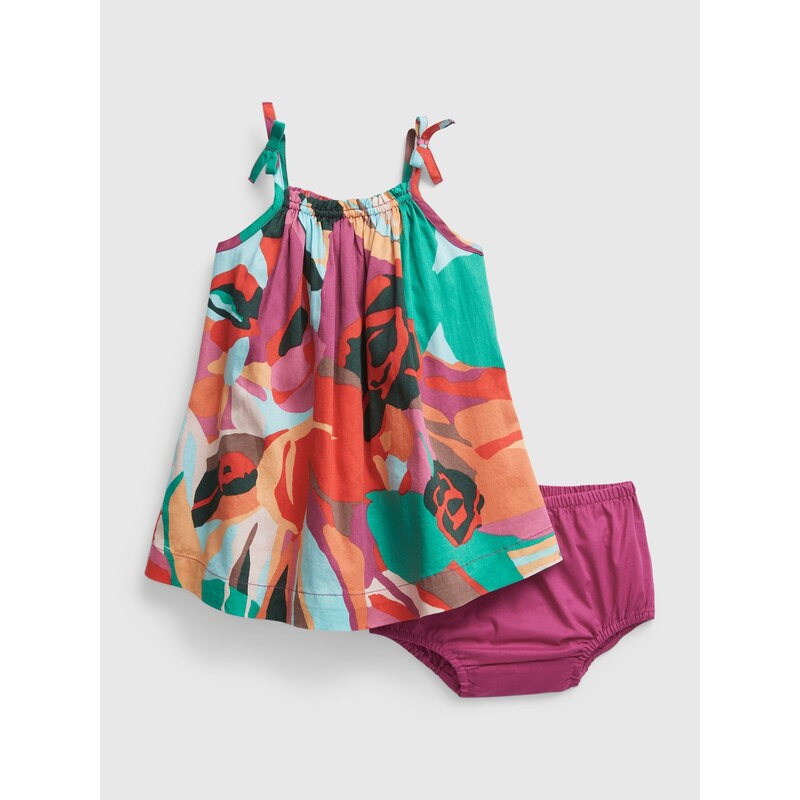 Farebné dievčenské bavlnené šaty GAP 50532265