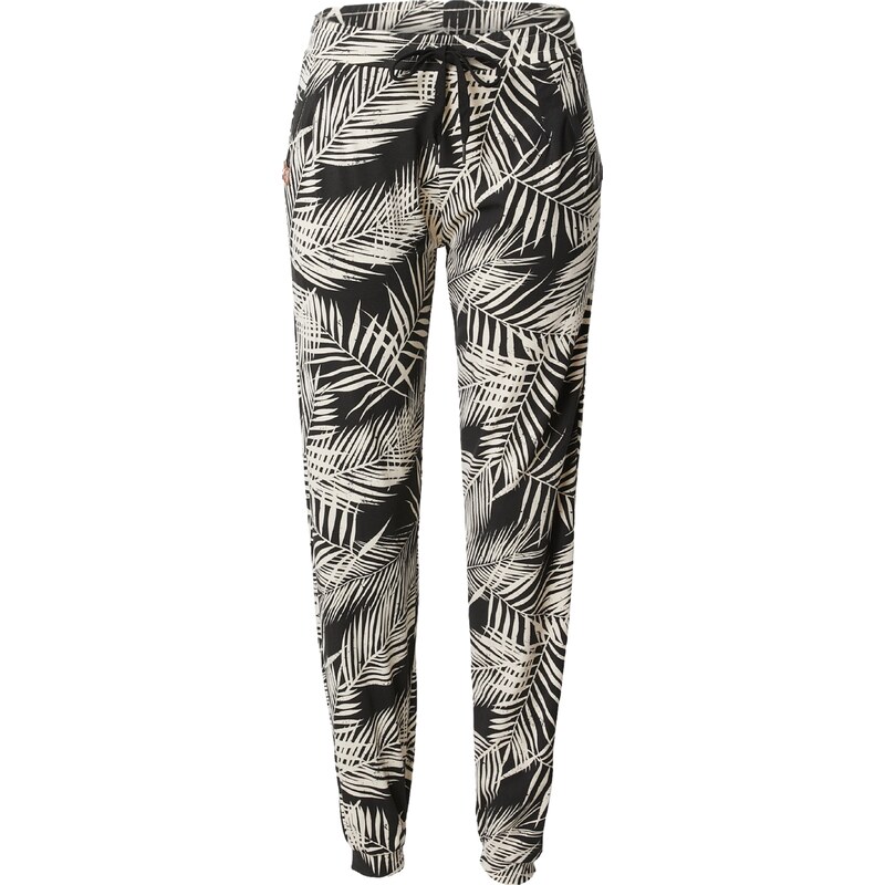 Iriedaily Nohavice La Palma krémová / čierna 15663482