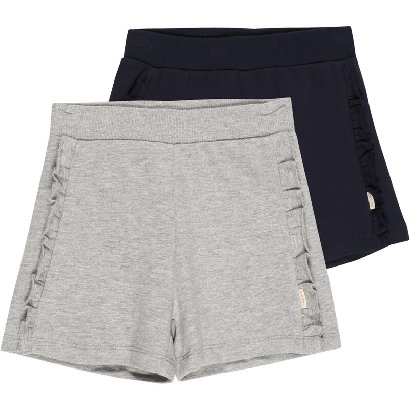 MINYMO Nohavice námornícka modrá / sivá melírovaná 66976278