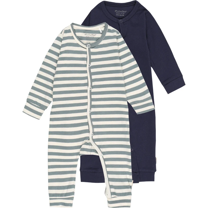 MINYMO Overal námornícka modrá / kráľovská modrá / biela 61983641