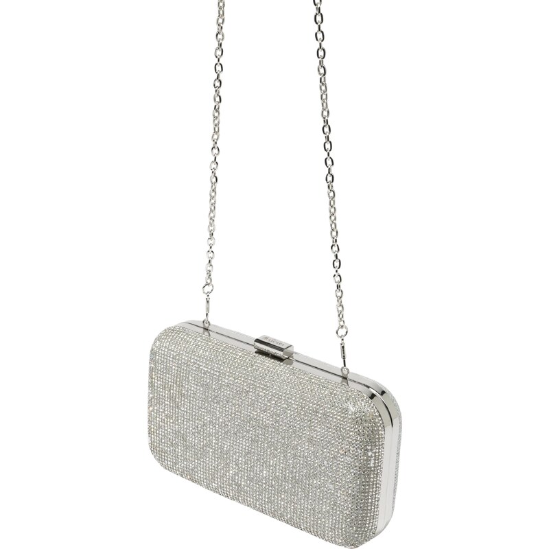 mascara Listová kabelka strieborná 33548432