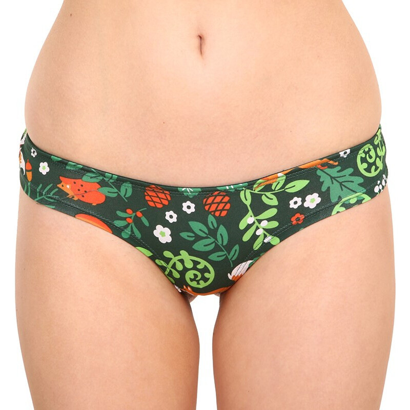 Dedoles Veselé dámske brazílske nohavičky Lesné zvieratká (D-W-UN-BL-C 32481258