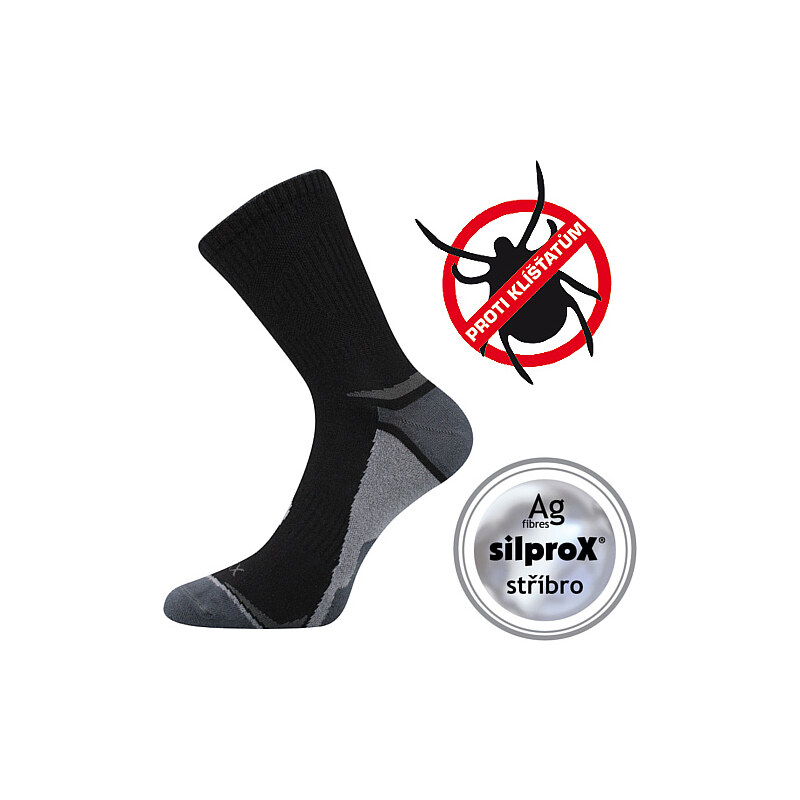 Fuski BOMA s.r.o. OPTIFAN 03 ponožky proti kliešťom VoXX Čierna 35-38 1 pár