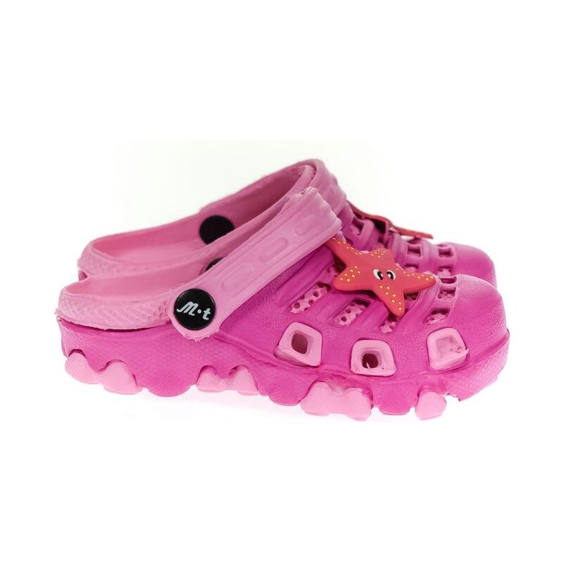 JOHN-C Detské tmavoružové crocsy CHILD 33526491