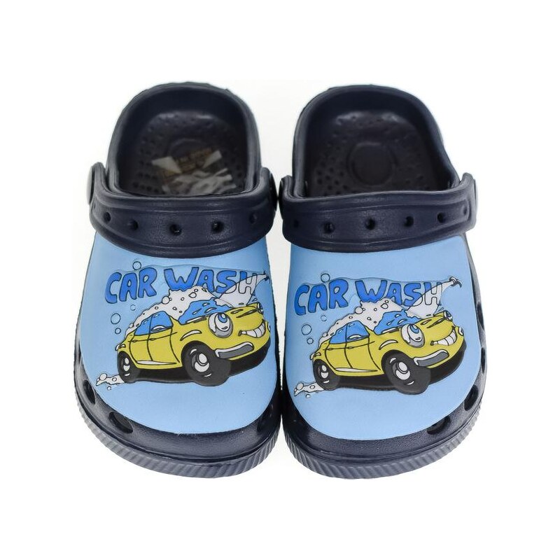 JOHN-C Detské svetlomodré crocsy AUTO 33526501