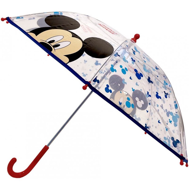 Vadobag Detský transparentný dáždnik Mickey Mouse - Disney
