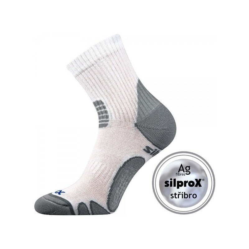 SILO sportovní antibakteriální ponožky se stříbrem VoXX Biela 35-38 1 33551380