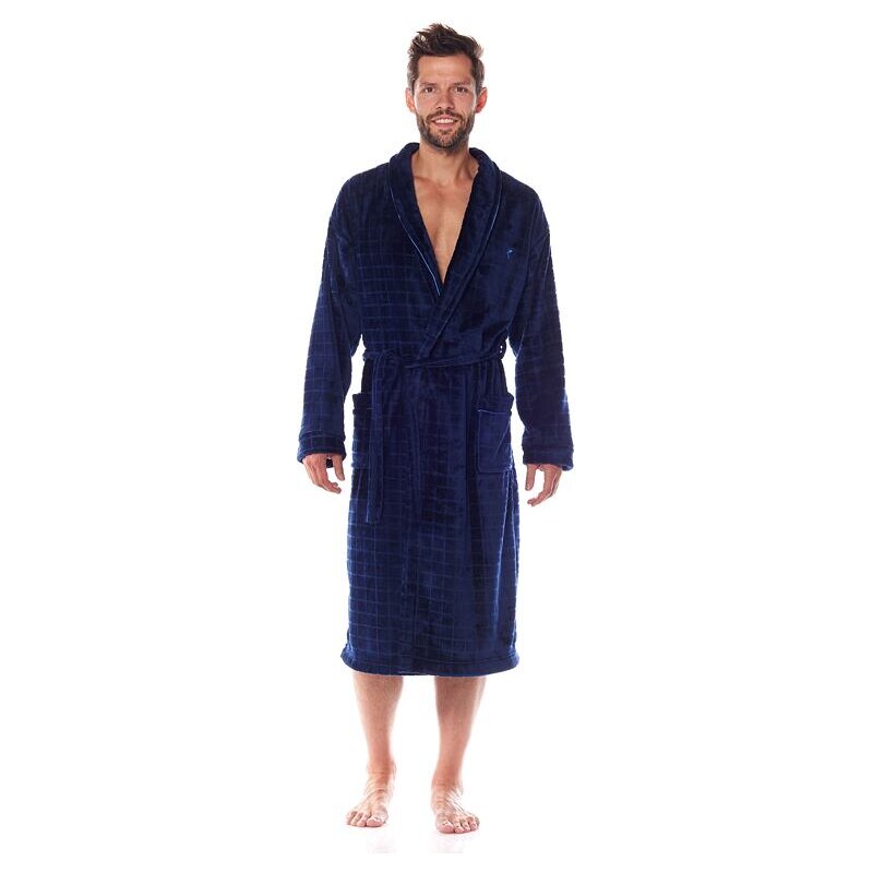 L&L Pánsky župan Dante tmavo modrý s pegasom 33566334