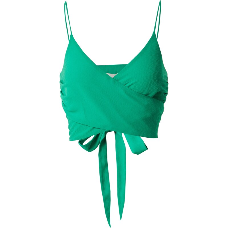 ABOUT YOU x Laura Giurcanu Top Charleen zelená 65966248