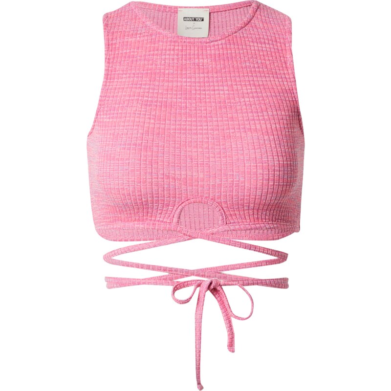 ABOUT YOU x Laura Giurcanu Top Evelina fialová / ružová 54232429