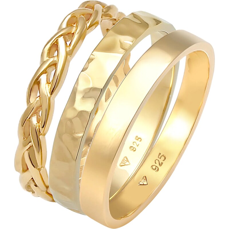 ELLI Prsteň Organic zlatá 54232408