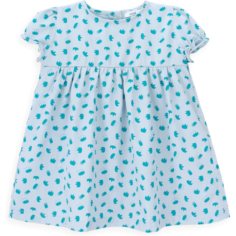 KNOT Šaty Dory tyrkysová / svetlomodrá 54630107