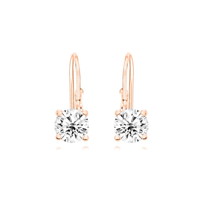 JVD Nežné bronzové náušnice s čírymi zirkónmi SVLE0620XH2RO00 1,3 x 0 66583468