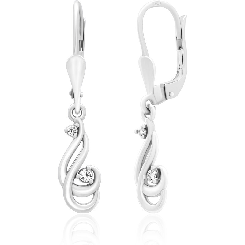 Soliter Trblietavé strieborné náušnice s kryštálmi 436 001 00549 04 66593121