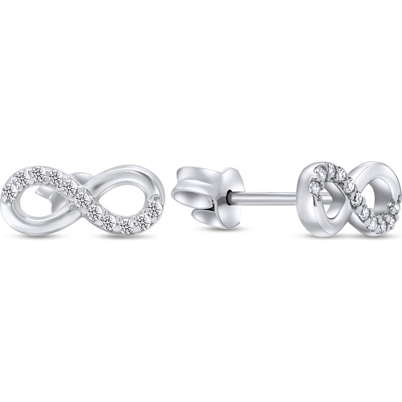 Brilio Silver Moderné strieborné náušnice Nekonečno EA360W 66588567