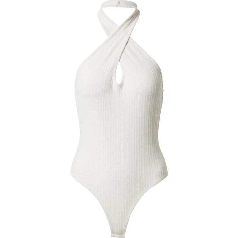 ABOUT YOU x Sofia Tsakiridou Košeľové body Hedi biela / šedobiela 54232190