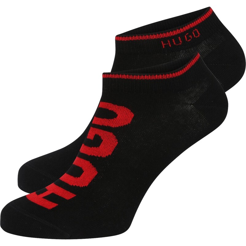 HUGO Ťapky červená / čierna 64746598