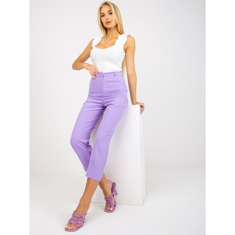 RUE PARIS Pants-TO-SP-18154.10X-light purple 64685049