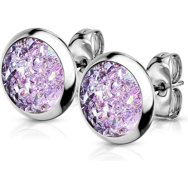 Dámske náušnice z chirurgickej ocele HYACINTH 33638384