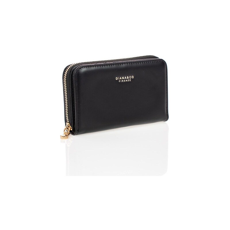 DIANA&CO Peňaženka - DianaCo stredná pastelová letná čierna 33801290