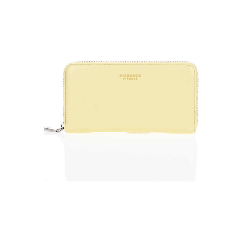 DIANA&CO Peňaženka - DianaCo so zipsom elegantná žltá 33801289
