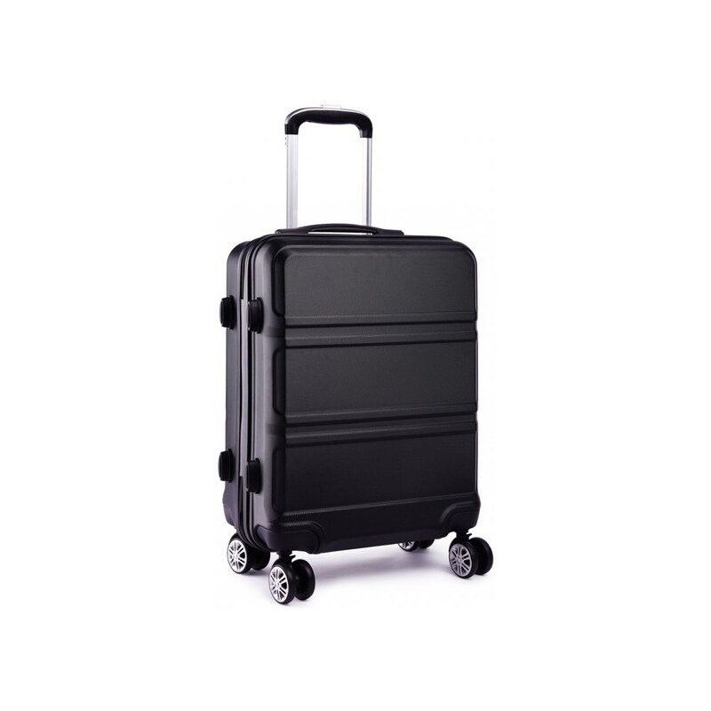 KONO Cestovný kufor - Ariel, na kolieskach cestovný, stredný, čierny 33801325