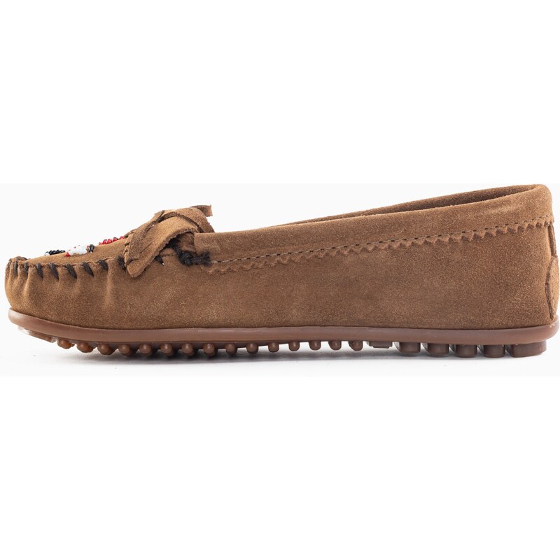Minnetonka Mokasíny Thunderbird hnedá / červená / čierna / biela 54231797