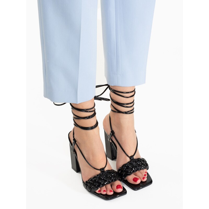 Celena Remienkové sandále Chahra čierna 65676447