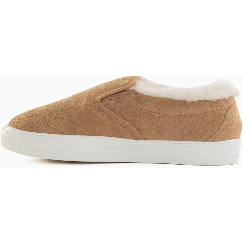 Minnetonka Slip-on obuv Wilder krémová / svetlohnedá 54231861