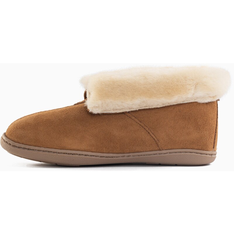Minnetonka Papuče Sheepshin hnedá 54231882