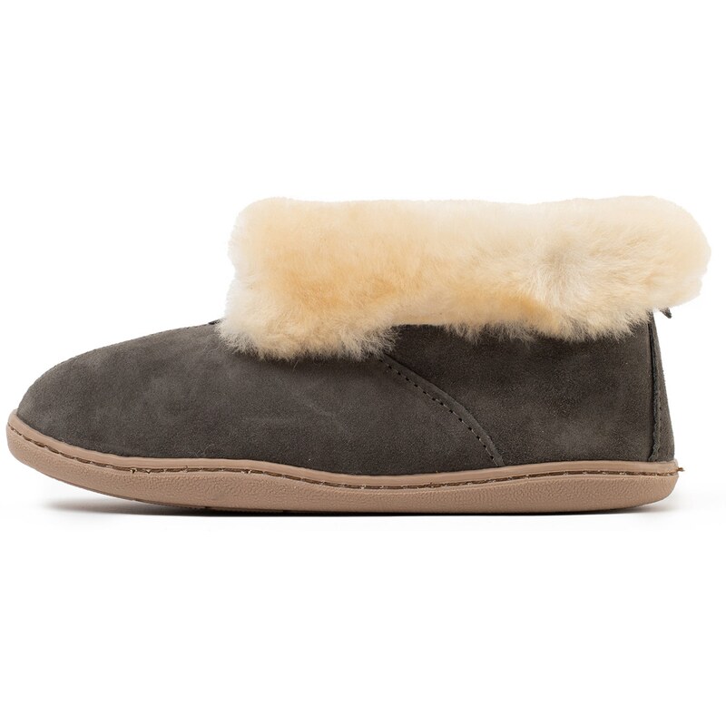Minnetonka Papuče Sheepshin béžová / sivá 54232038