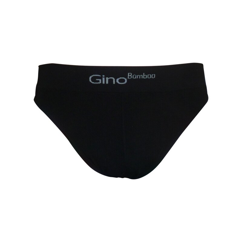 Pánske bezšvové slipy Gino bamboo black (51003) 62950889