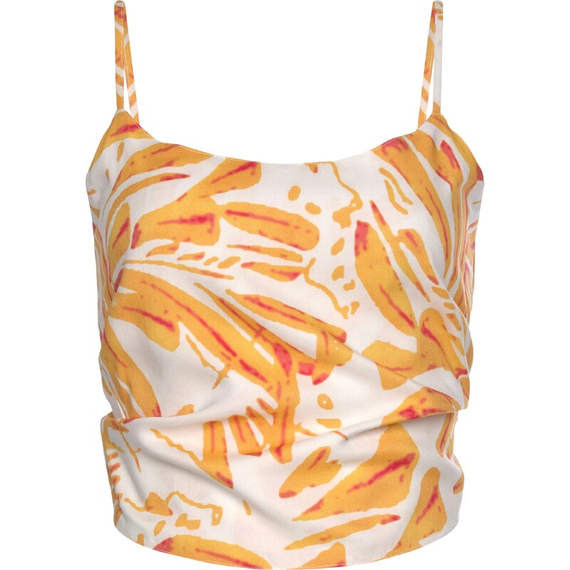 s.Oliver Top béžová / zlatá žltá / tmavoružová 54232608