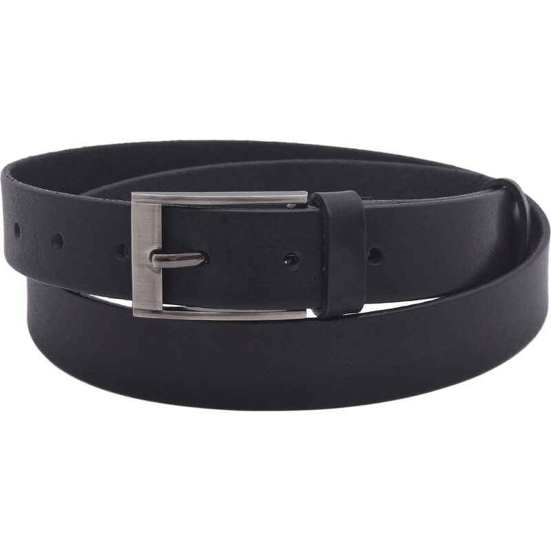 Mercucio Pánsky kožený opasok 741-30-02 čierny 64508220