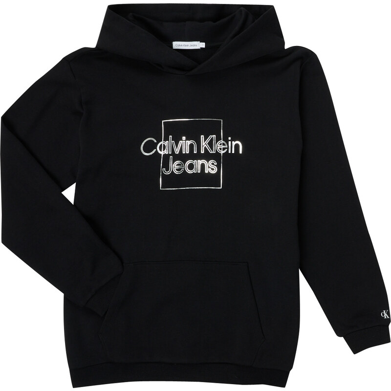 Calvin Klein Jeans Mikiny METALLIC BOX LOGO RELAXED HOODIE Calvin 62492500
