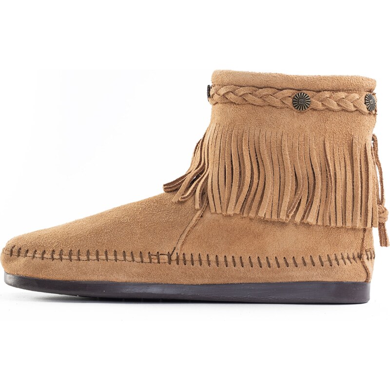 Minnetonka Členkové čižmy svetlohnedá 61952194