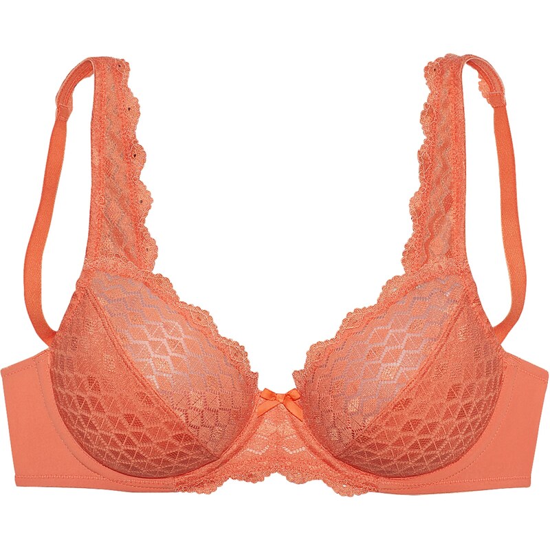 NUANCE Podprsenka lososová 54232650