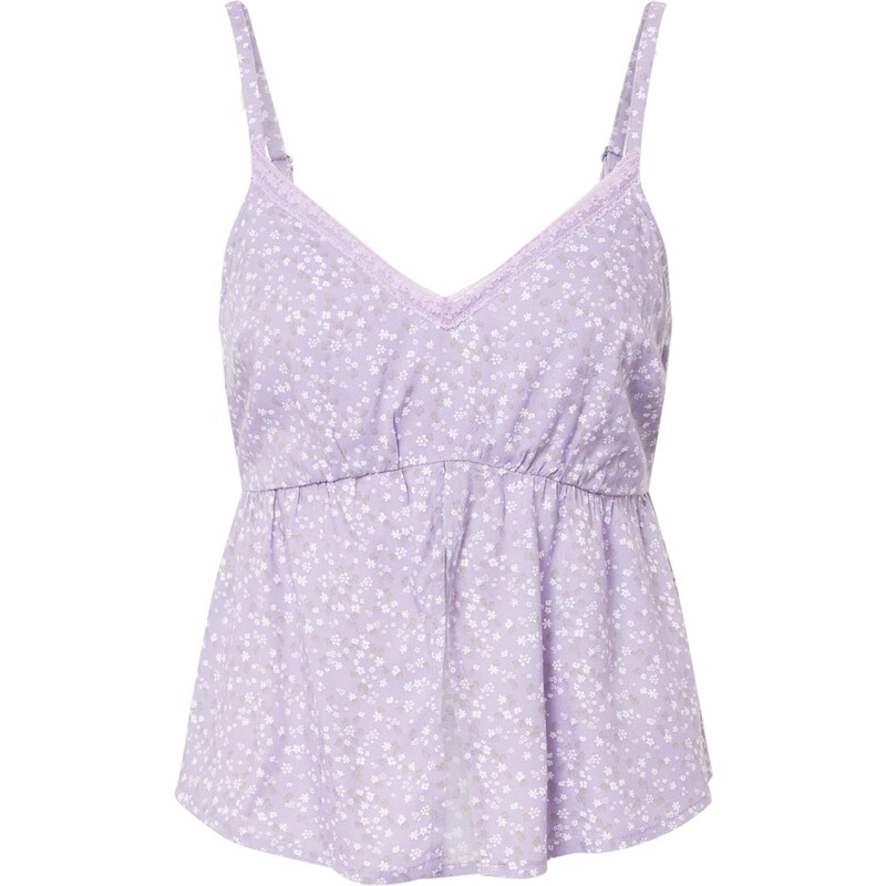 HOLLISTER Top fialová / svetlofialová / biela 54232660