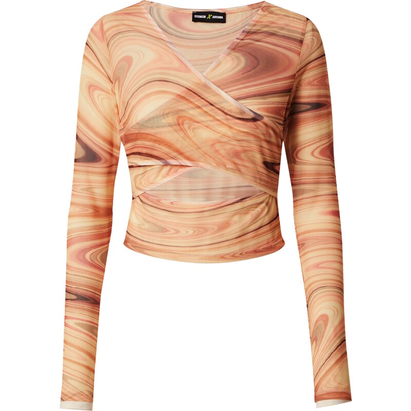 ABOUT YOU x Antonia Tričko Edina farba ťavej srsti / hnedá / marhuľová 54232671