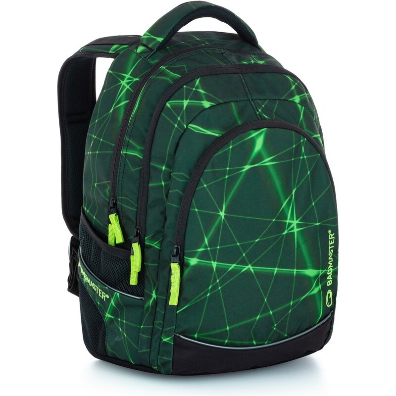 Školský batoh Bagmaster Digital 22 B Gray/Green 33870198
