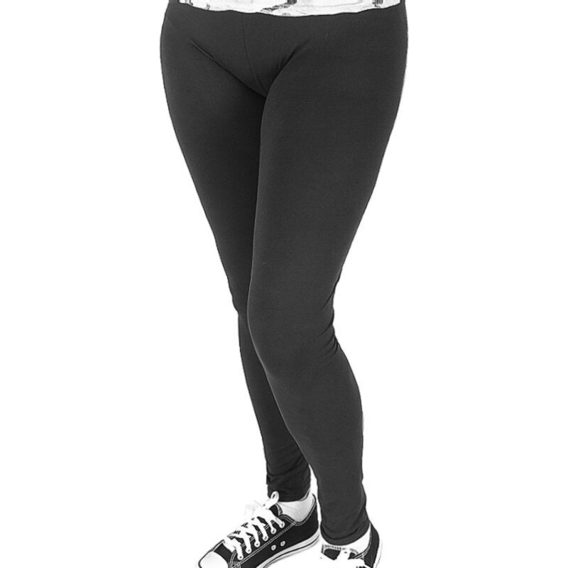 Legíny na cvičenie čierne pre moletky 22643974