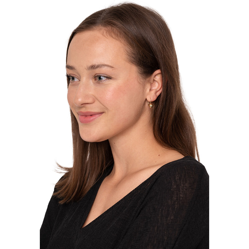 Soliter Minimalistické zlaté náušnice 231 001 00474 66587400