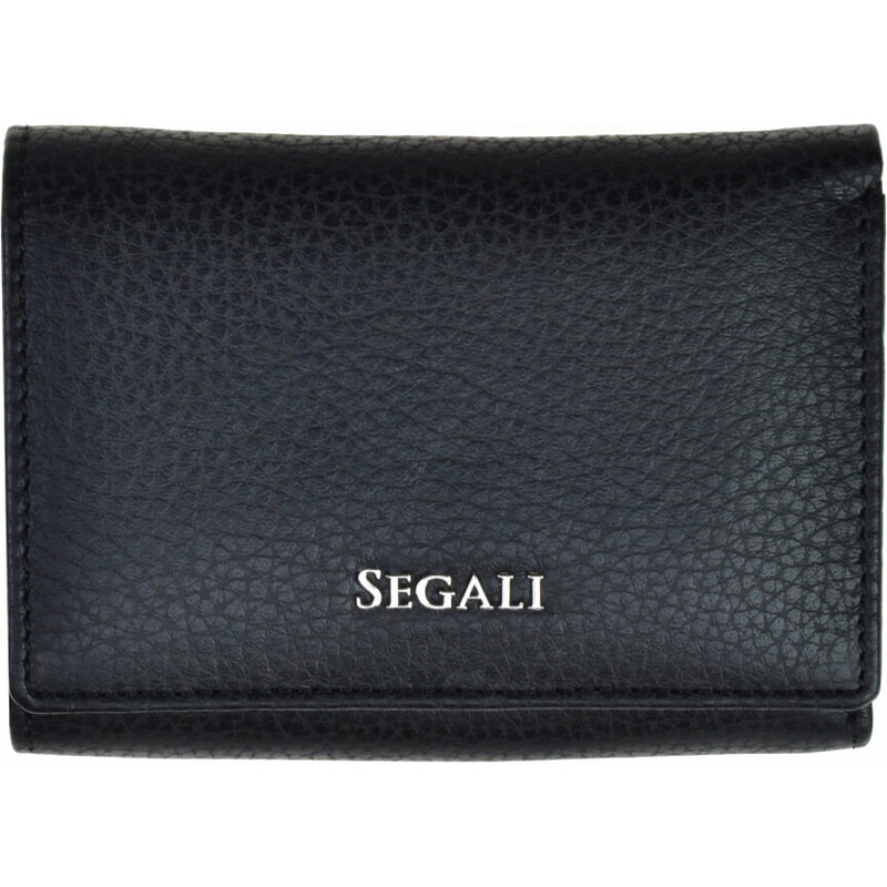 SEGALI Dámska kožená peňaženka 7106 B black 66591318