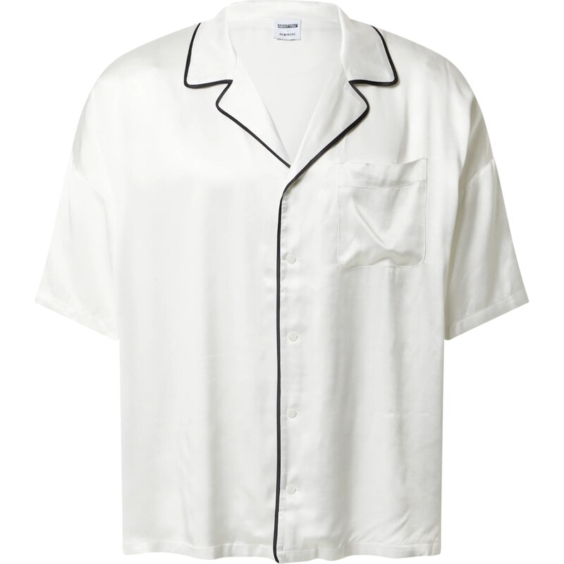 ABOUT YOU x Rewinside Košeľa Yasin čierna / biela 60252319