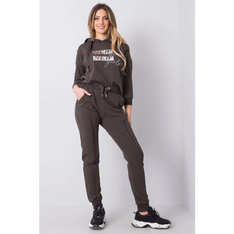 MladaModa Tepláková súprava Charis s nápisom New Week New Goals farba 33898489