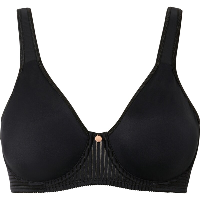 bonprix Podprsenka minimizer s vystuženými ramienkami, farba čierna 44738419