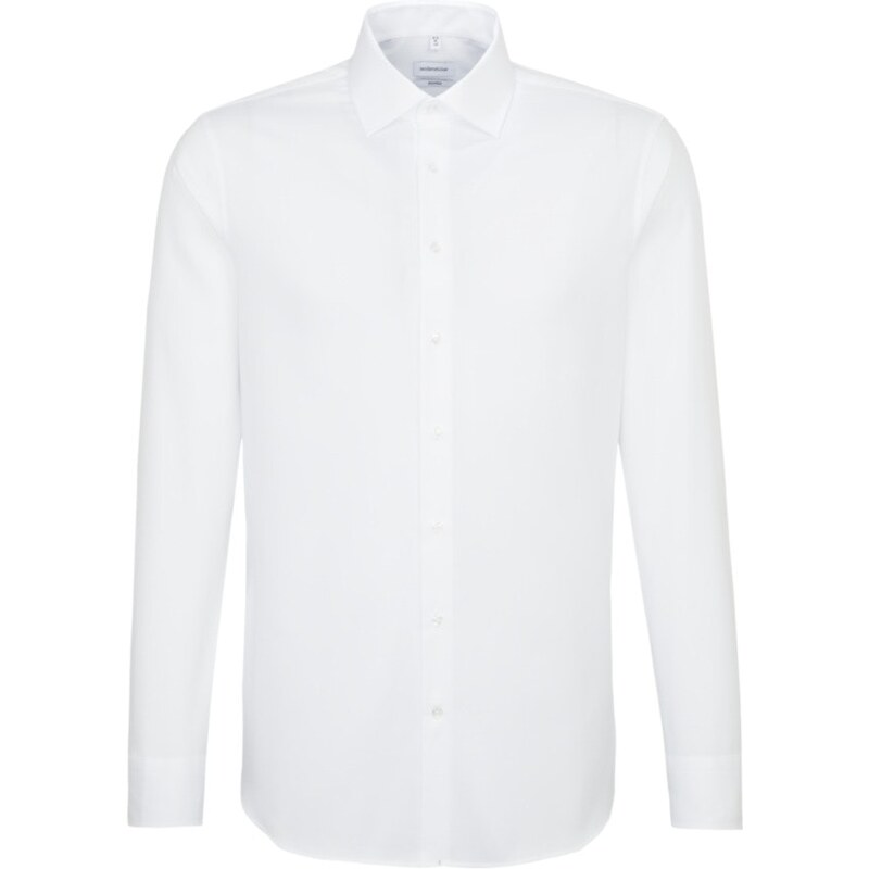 Seidensticker Pánska biela business nežehlivá košeľa Shaped fit s 34898914