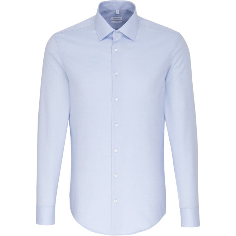Pánska svetlo modrá nežehlivá košeľa Shaped fit s dlhým rukávom 34898915