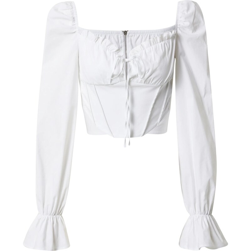 ABOUT YOU x Alina Eremia Blúzka Carolina biela 58421193